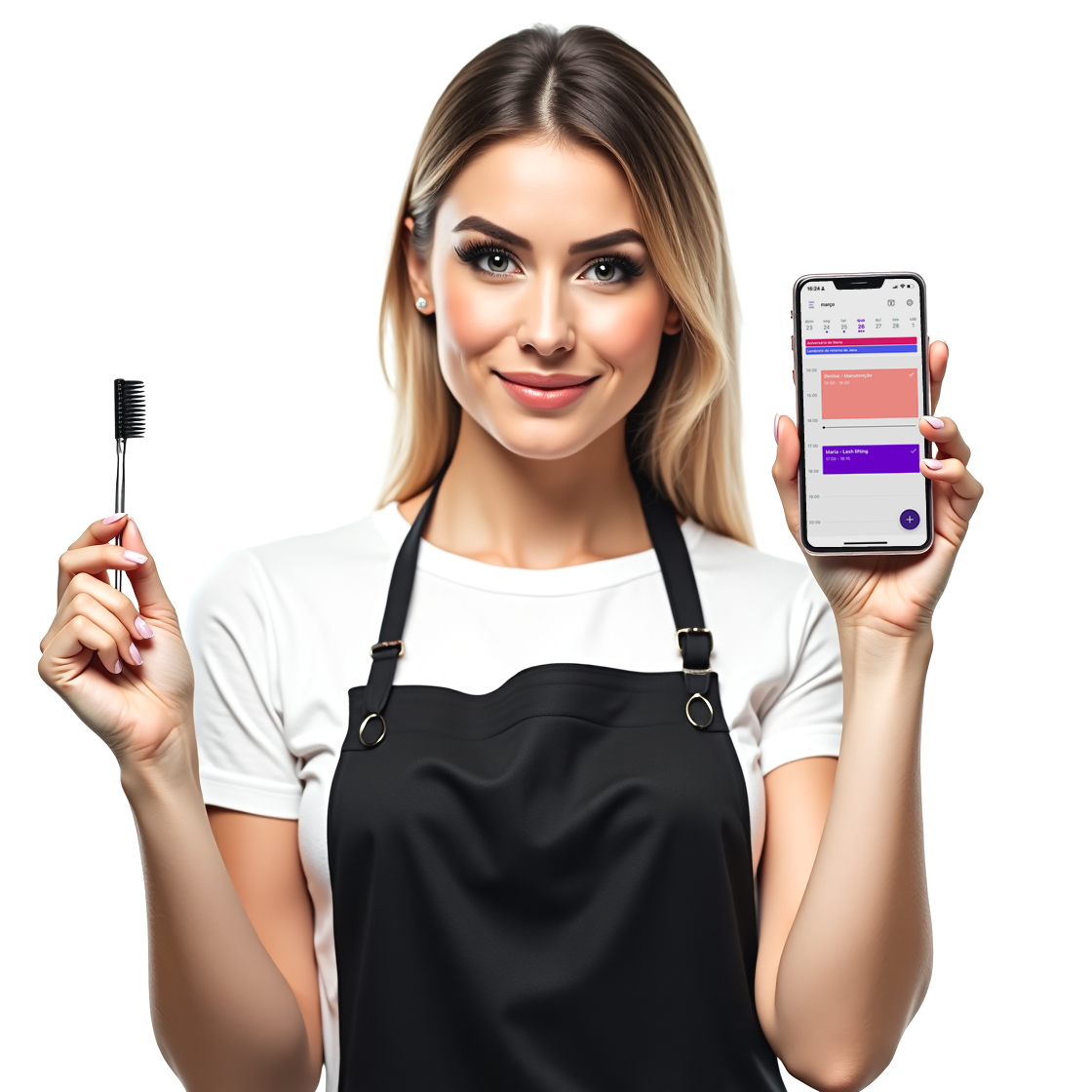 Agenda online para Extensionistas de Cílios - Glamapp